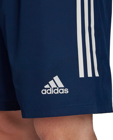 Spodenki treningowe krótkie męskie adidas Condivo 20 DT Short granatowo-białe ED9227