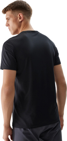 Koszulka męska 4F M598 głęboka czerń 4FWSS24TFTSM598 20S