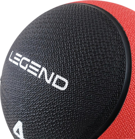 Piłka lekarska Legend Cellular 4kg czarno-czerwona