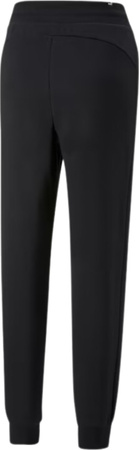 Spodnie damskie Pum ESS Embroidery High-Waist Pants FL czarne 670007 01