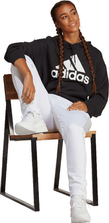 Bluza damska adidas Essentials Big Logo Oversized French Terry Hoodie czarna HR4934