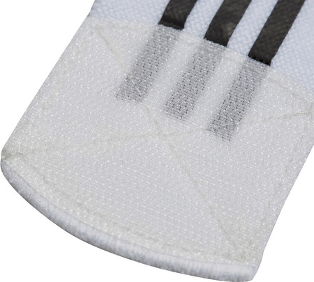 Opaska do ochraniaczy piłkarskich Adidas Ankle Strap biało-czarne 604433 zestaw 2 szt