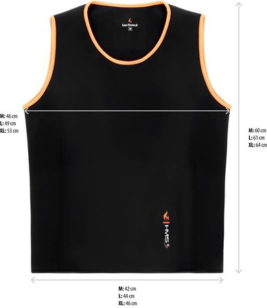 Koszulka męska wyszczuplająca HMS KLM232 rozmiar M