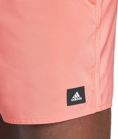 Spodenki kąpielowe szorty kąpielówki męskie adidas Solid CLX Short-Length koralowe IR6223