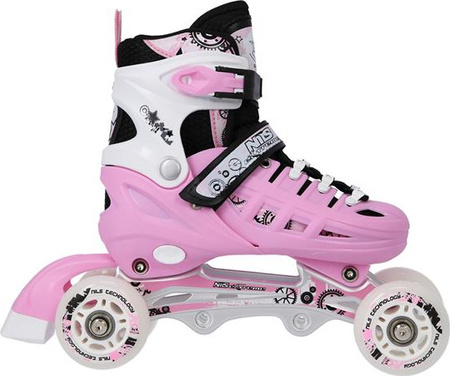 Łyżworolki, wrotki, łyżwy hokejowe, wrotko-rolki 4w1 Nils Extreme NH10905 rozmiar 39-42