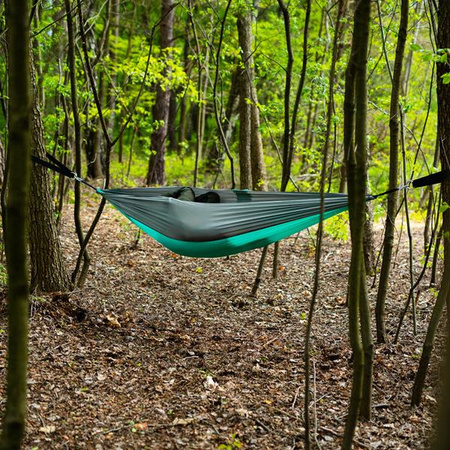 Zestaw lin pasy hamak huśtawka Nils camp nc1722 mocne czarne