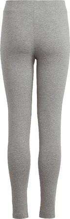 Legginsy dla dzieci adidas Essentials Linear Logo szare IC3580