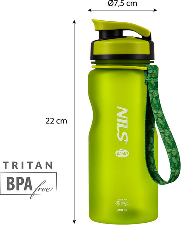 Butelka tritanowa Nils camp nc1740 zielona