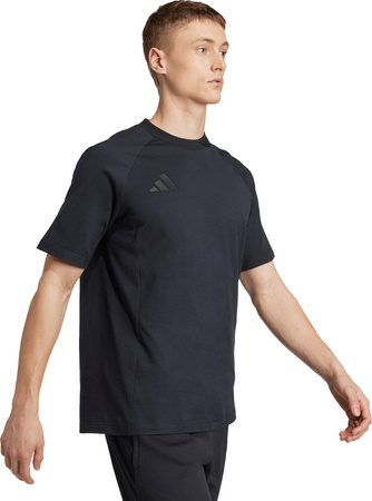 Koszulka męska adidas Tiro 25 Tee Travel czarna JY5948