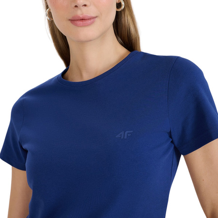 Koszulka damska 4F F2255 granatowa 4FWMM00TTSHF2255 031S
