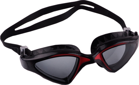 Okularki pływackie Crowell Flo czarno-pomarańczowe