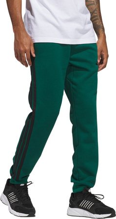 Spodnie męskie adidas Essentials 3-Stripes Fleece zielone JD1860