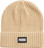 Czapka Puma Ribbed Classic Cuff Beanie beżowa 024038 07