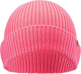 Dziecięca czapka zimowa młodzieżowa bawełniana Bejo Mila JRB ciemnorożowa