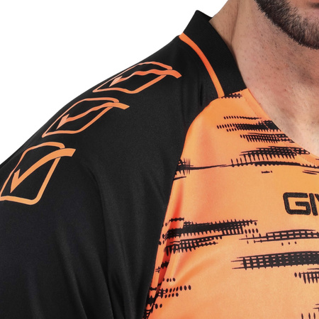 Komplet bramkarski Givova Difesa pomarańczowo fluo-czarny KITP10 2810