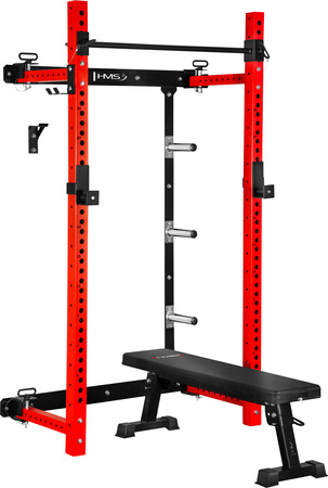 KLT34 WIELOFUNKCYJNA KLATKA TRENINGOWA SKŁADANA RED HMS