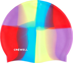 Czepek pływacki silikonowy Crowell Multi Flame kolorowy kol.10