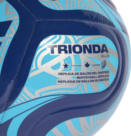 Piłka nożna adidas World Cup 26 Trionda Club niebieska JD8027