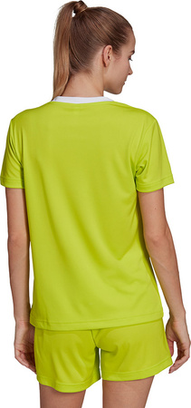 Koszulka damska adidas Entrada 22 Jsy limonkowa HC5080