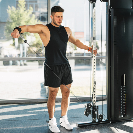 ARES PRO BRAMA DO ĆWICZEŃ Z WYCIĄGIEM I STOSEM COMMERCIAL HMS