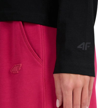 Koszulka damska 4F longsleeve F431 czarna 4FWMM00TLONF431 20S