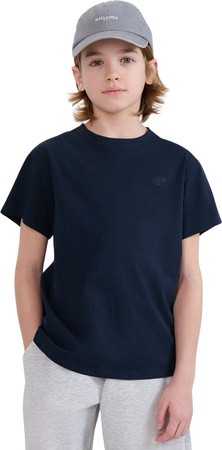 Koszulka dla chłopca 4F M2330 granatowa 4FJWMM00TTSHM2330 31S