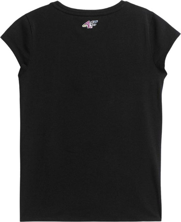 Koszulka dla dziewczynki 4F czarna HJL22 JTSD010 20S