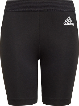Spodenki dla dzieci adidas Techfit Tights czarne H23160