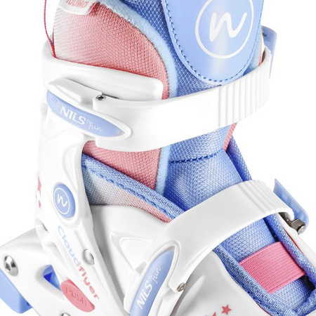 Dzięciece łyżworolki wrotki 3w1 regulowane Nils fun NJ1190 rozmiar S (30-33)