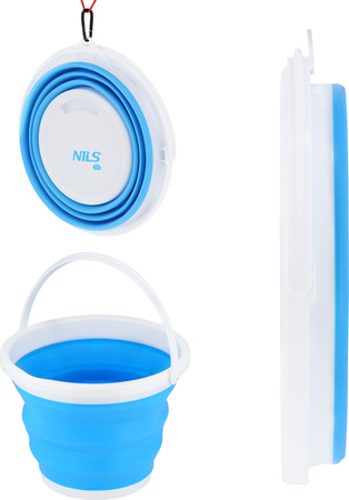 Wiadro składane niebieskie Nils camp nc1731 10l