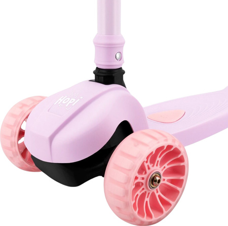 Hulajnoga trójkołowa balansowa kółka LED Spokey Hopi różowa 944618
