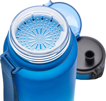 Bidon Meteor 1000 ml niebiesko-błękitny 10105