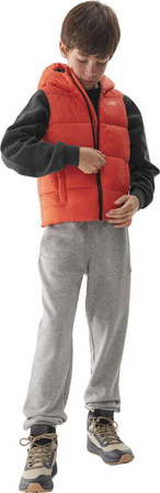 Kamizelka dla chłopca 4F M134 pomarańczowa 4FJWAW24TVJAM134