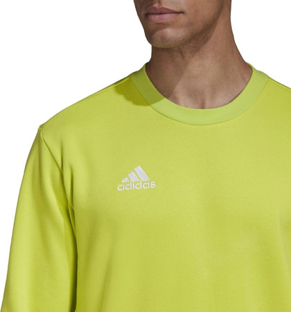 Bluza męska adidas Entrada 22 Sweat Top limonkowa HC5049