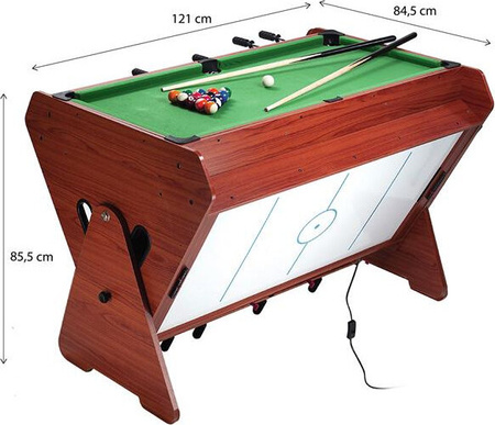 Stół do gry 3w1 bilard piłkarzyki cymbergaj Nils