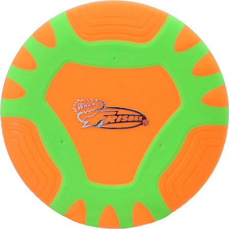 Talerz dysk do frisbee Sunflex Mutant pomarańczowo-zielony średnica 23,5cm 81139