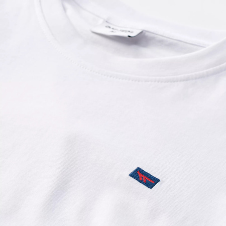 Męska koszulka z krótkim rękawem Hi-tec Playo biała rozmiar XXL