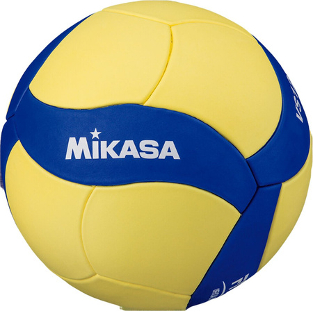 Piłka siatkowa Mikasa VS123W SL żółto-niebieska