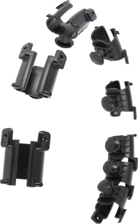 Hula hop z wypustkami i obciążnikiem HMS hhw01 czarne