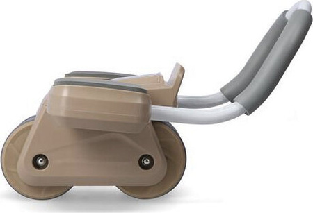 Automatyczne koło do ćwiczeń mięśni brzucha z podparciem kółko ABS KA08 brązowe