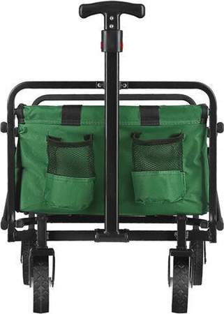 Wózek turystyczny kempingowy plażowy składany Nils Camp NC1602 zielony 75x46cm