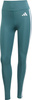 Legginsy damskie adidas Optime Essentials 3-Stripes 7/8 zielone JY2152