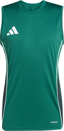 Koszulka męska adidas Tiro 25 Competition Sleeveless Jersey zielona JI8940