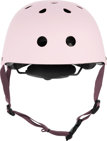 Dziecięcy kask rowerowy na rolki hulajnogę regulowany Nils Extreme MTW001-1 ciemnoróżowy r XS (48-52CM)