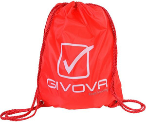 Plecak torba worek na buty sportowy szkolny Givova Sacchetto czerwony