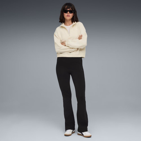 Legginsy damskie Puma Ess High-Waist Flared czarne 688156 01