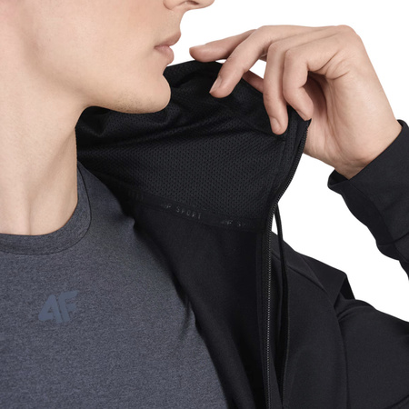 Bluza męska 4F FNK M654 czarna 4FWMM00TFSWM654 20S