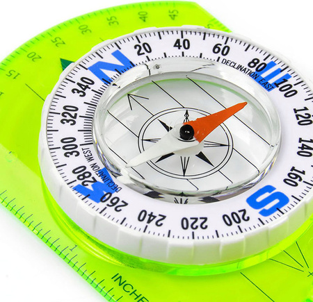 Kompas z linijką Meteor zielony 8568 71009