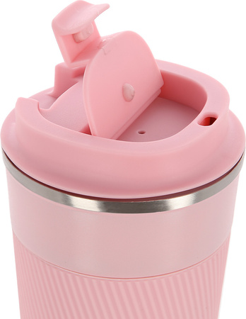 Kubek termiczny turystyczny termos Nils Camp NCC09 różowy 510 ml