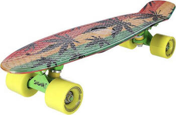 Deskorolka pennyboard fiszka plastikowa Art Reggae Gandzia Signa 56 cm ABEC-7